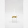 Kathrine Lindman - Seashell Ring 1 Rads Sølv/Emalje Champagne - Norway Designs