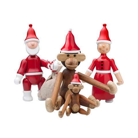 Kay Bojesen Nisselue Liten 4,7x5,6cm Rød/Hvit - Norway Designs 