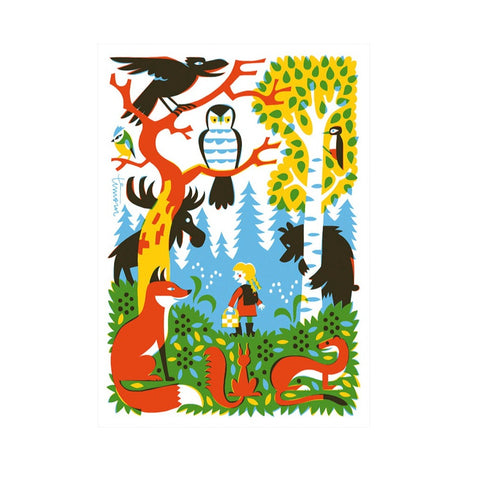 Kehvola - Postkort Metsä - Norway Designs