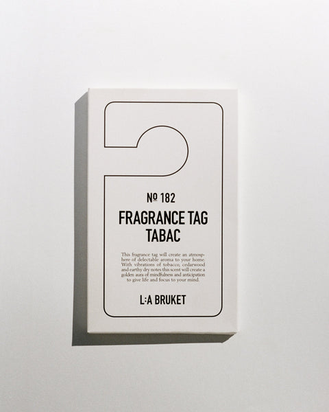 L:A Bruket - Fragrance Tag Tabac no.182 - Norway Designs