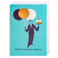Lagom Design "Happy Birthday Fine Sir" Kort - Norway Designs