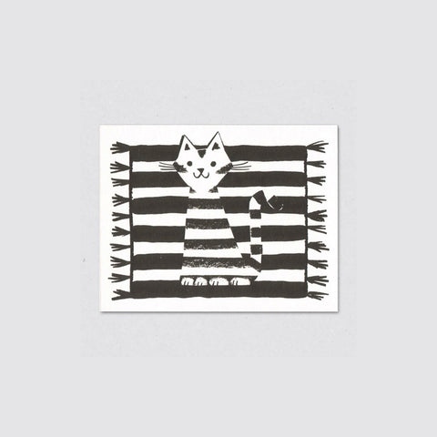 Lisa Jones Studio - Kilim Cat Minikort - Norway Designs
