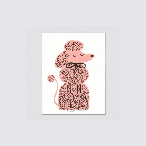Lisa Jones Studio - Pink Pooch Minikort - Norway Designs