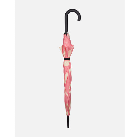 Marimekko Stick Unikko Paraply Off-White/Rosa - Norway Designs