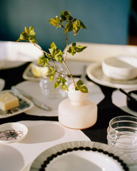 Marimekko - Flower Vase Glass Rosa - Norway Designs