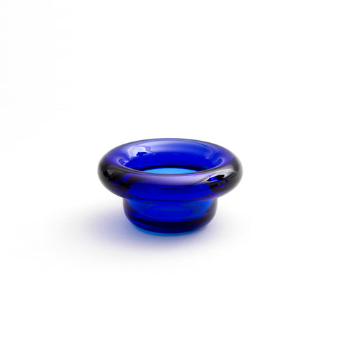 Nedre Foss Sirkel Telysholder 10x5cm Cobalt Blue Designs