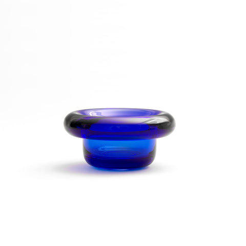 Nedre Foss Sirkel Telysholder 10x5cm Cobalt Blue Designs