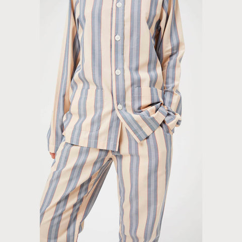 Nufferton - Pyjamas Uno Old School Beige/Blå - Norway Designs