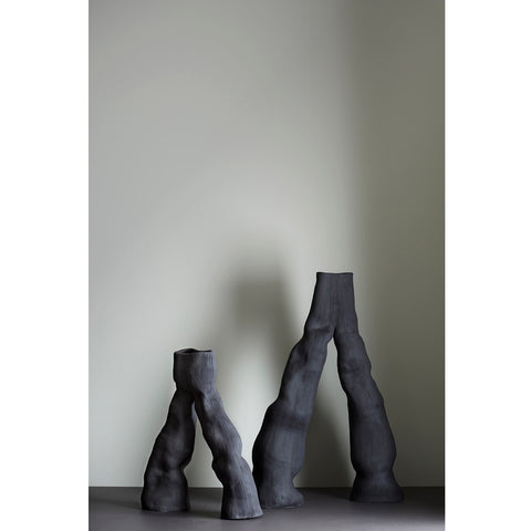 Øfstedal Eng - Uben Skulptur Vase 2 Ben 45-55cm Sort - Norway Designs