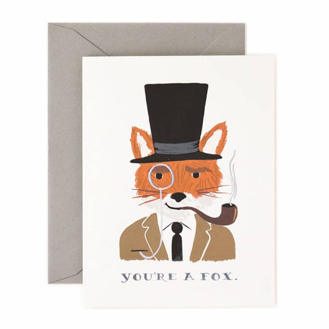 Rifle Paper Co. - "You're a Fox" Kort - Norway Designs