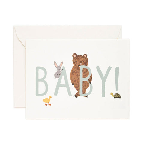 Rifle Paper Co. - Baby! Kort Mint - Norway Designs 