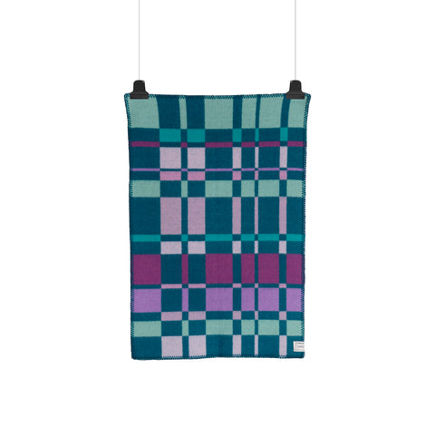 Røros Tweed City Babypledd Aqua - Norway Designs 