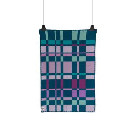 Røros Tweed City Babypledd Aqua - Norway Designs 