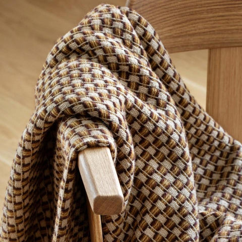 Røros Tweed - Isak Pledd Chestnut - Norway Designs