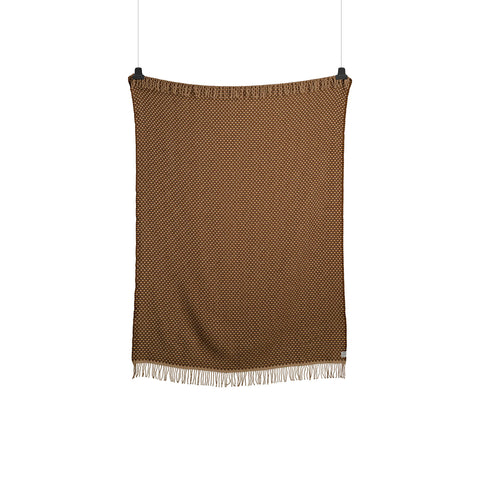 Røros Tweed - Isak Pledd Chestnut - Norway Designs