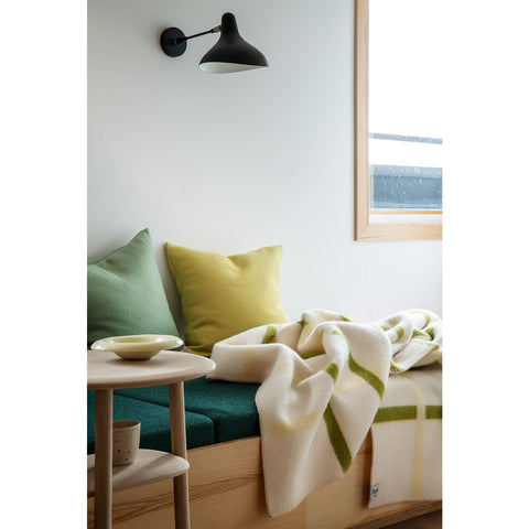 Røros Tweed - Knut Pledd Lime - Norway Designs