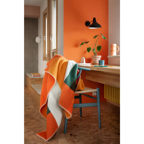 Røros Tweed - Mikkel Pledd Orange - Norway Designs