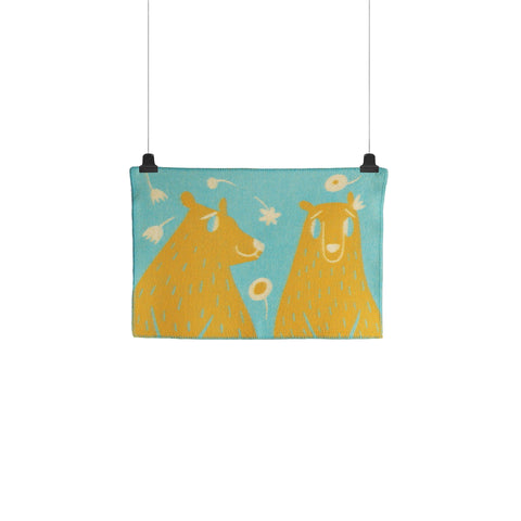 Bamse Babypledd fra Røros Tweed i 100% norsk ull