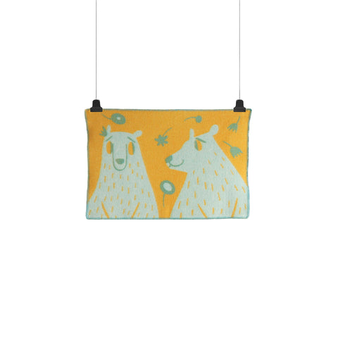 Bamse Babypledd fra Røros Tweed i 100% norsk ull