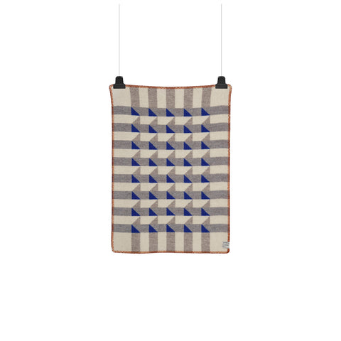 Røros Tweed - Kvam Babypledd Blå - Norway Designs