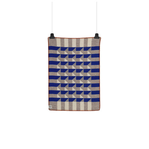 Røros Tweed - Kvam Babypledd Blå - Norway Designs