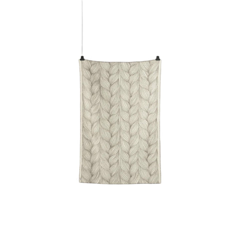 Røros Tweed - Flette Mini Barnepledd Natur - Norway Designs