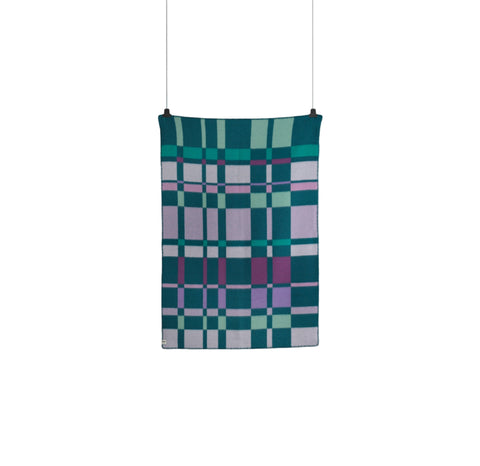 Røros Tweed City Pledd Aqua - Norway Designs