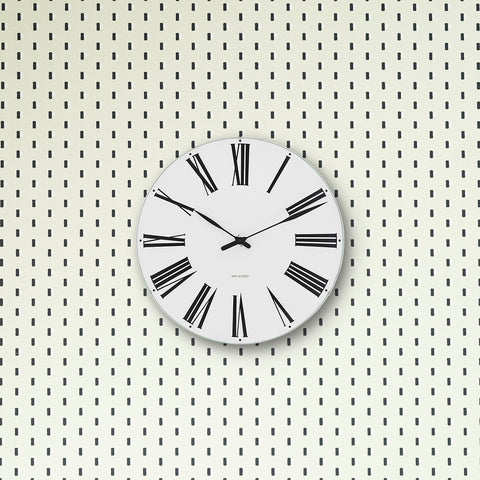 Rosendahl AJ Roman Wall Clock 16cm Black/White
