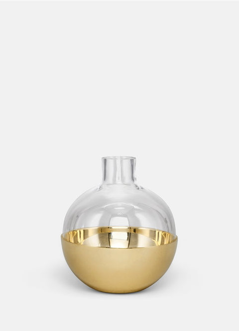 Skultuna - Pomme Liten Vase Messing - Norway Designs