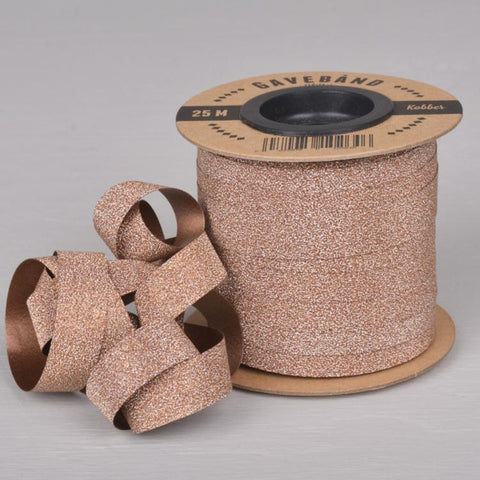 Stefan papir - Gavebånd kobber/Glitter - Norway designs