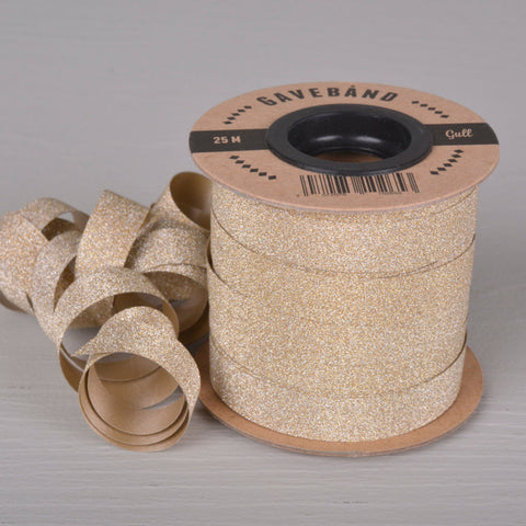 Stefan Papir - Glitterbånd Gull - Norway Designs