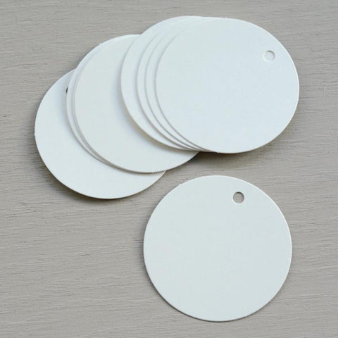 Stefan Papir Merkelapper Rund Hvit - Norway Designs