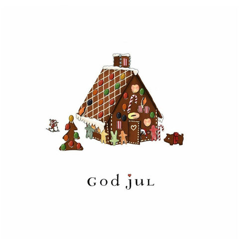 Talén -  Pepperkake Julekort - Norway Designs