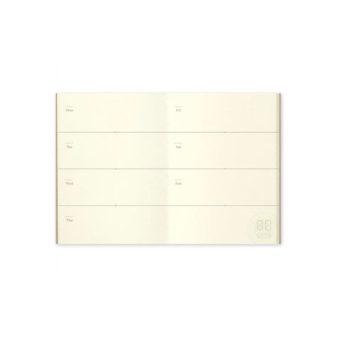 Traveler's Company - Notebook Passport 007 Åpen Kalender (Uke) - Norway Designs