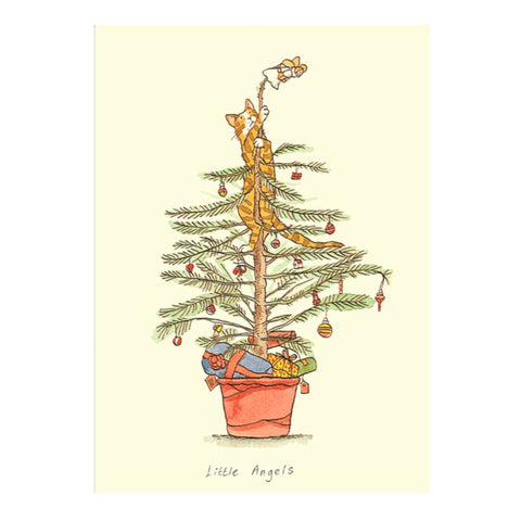 Two Bad Mice - Julekort Little Angels - Norway Designs