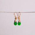Vido Jewels - Madikeri Ørepynt Forgylt Sølv/Jade - Norway Designs