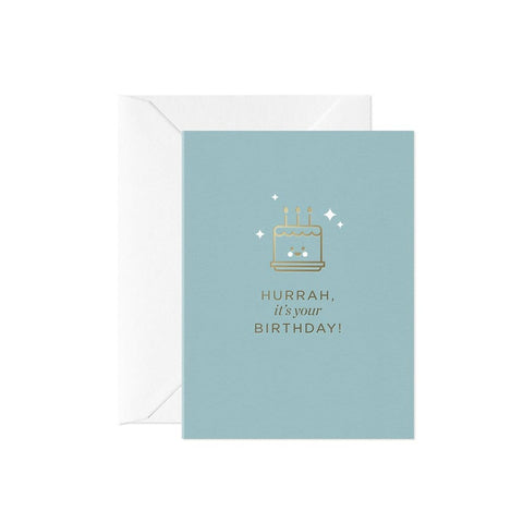 Card Nest - "Hurrah, It´s Your Birthday! Minikort - Norway Designs