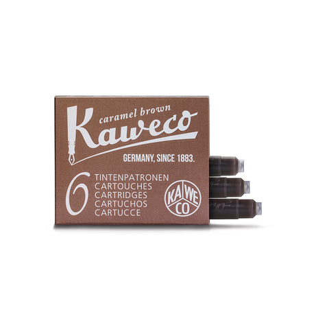 Kaweco Ink cartridges 6 pcs Caramel Brown