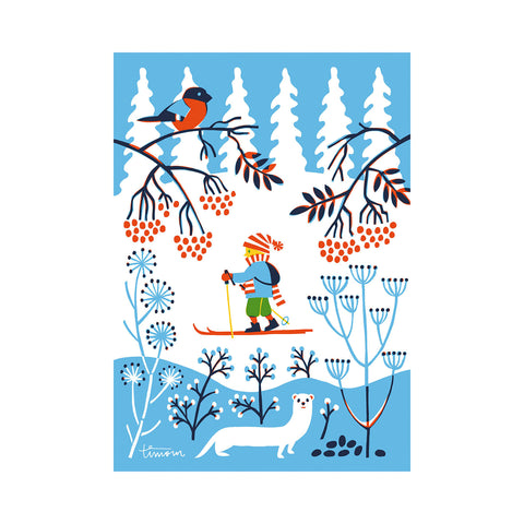 Kehvola - Julepostkort Hanki - Norway Designs