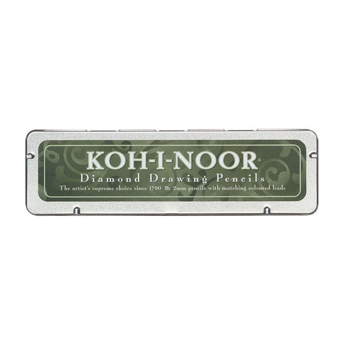 Koh-i-Noor Mineholdersett 2mm 6 Farger