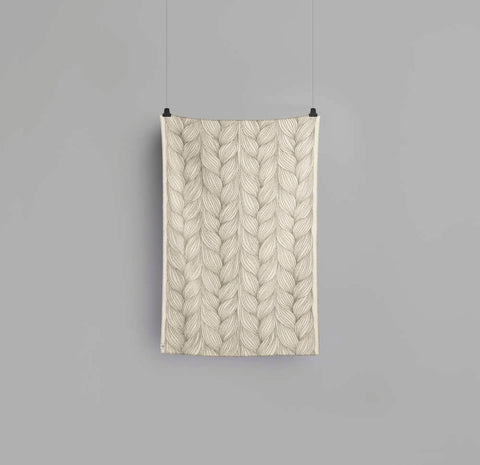 Røros Tweed - Naturpledd Flette - Norway Designs