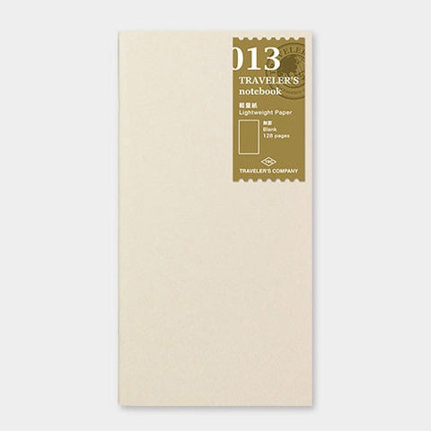 Traveler's Notebook 013 Lightweight paper notebook - Norway Designs 