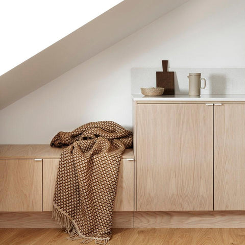 Røros Tweed - Isak Pledd Chestnut - Norway Designs