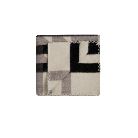 Røros Tweed - Kvam Mini Barnepledd Grå - Norway Designs