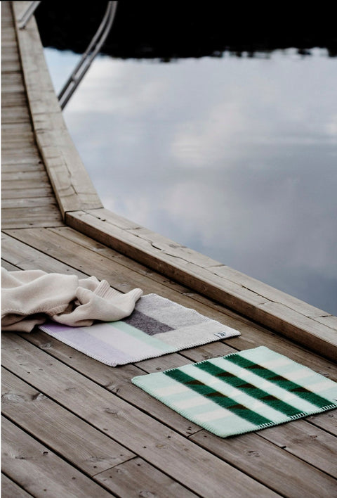 Røros Tweed - Kvam Sitteunderlag Grønn - Norway Designs