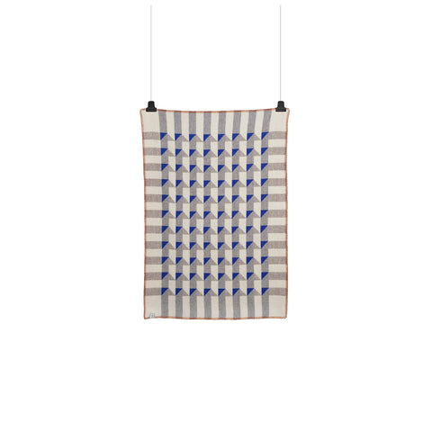 Røros Tweed - Kvam Mini Barnepledd Blå - Norway Designs