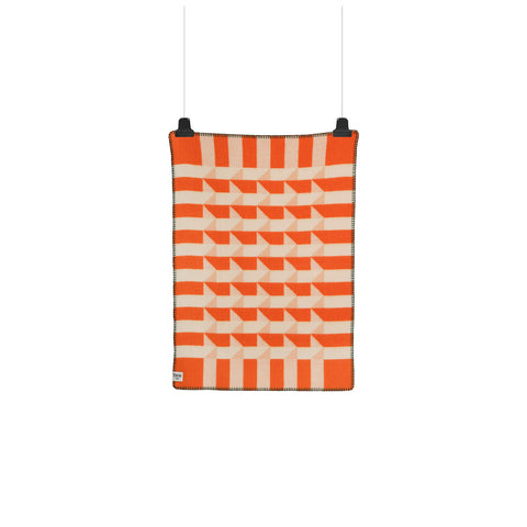 Røros Tweed - Kvam Babypledd Oransje - Norway Designs