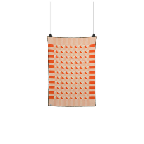 Røros Tweed - Kvam Mini Barnepledd Oransje - Norway Designs