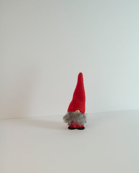 Julepynt Nisse Lang Lue med skjegg 10cm  - Norway Designs