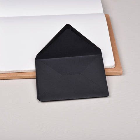 Stefan Paper Envelope C6 Extra Black 10 pcs